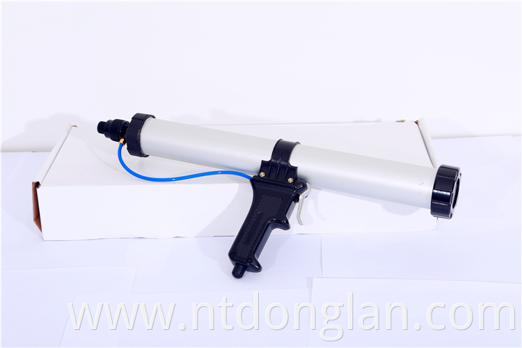 Professional 600ml Sausage Soft Pneumatic Caulking Gun Glass Glue Air Rubber Guns Tool With Control Valve